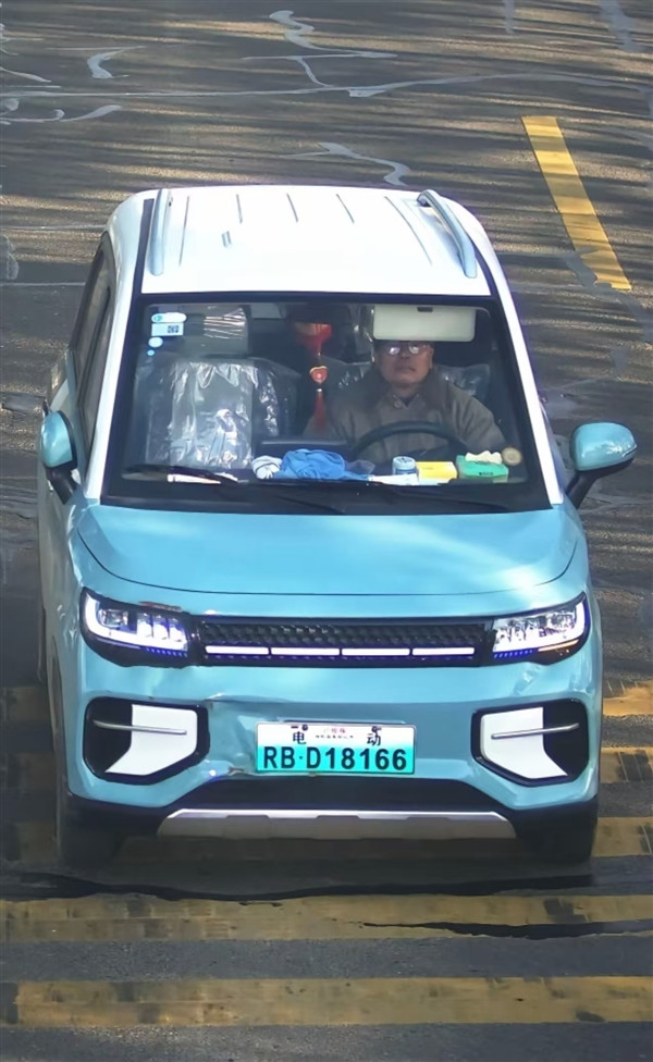 一老頭樂裝假車牌上路違法被拍：樂道L60車主收到罰單