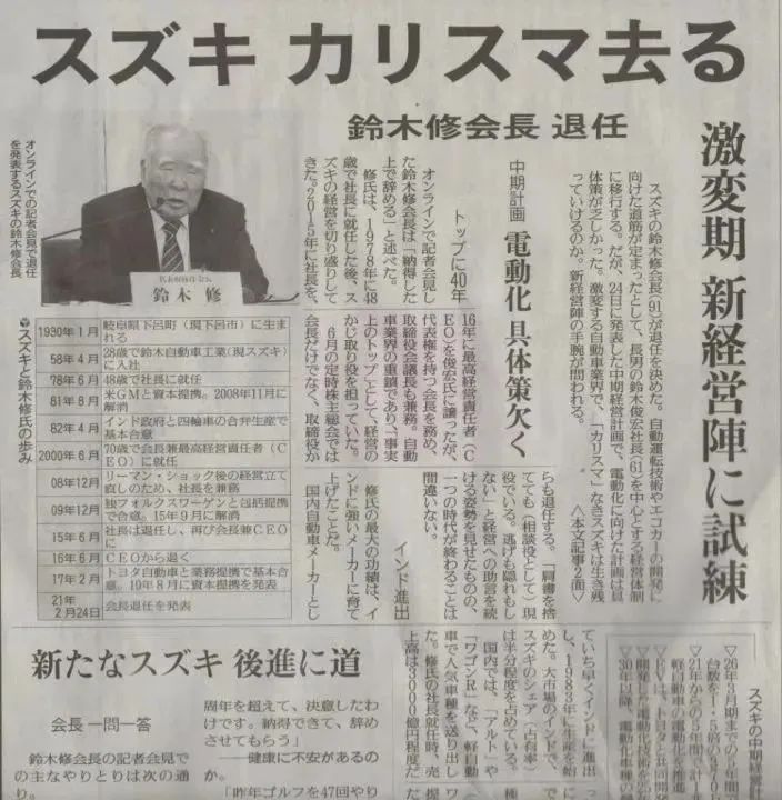 鈴木修去世：獨(dú)裁半世紀(jì)，毀譽(yù)參半的壯志悲歌