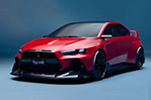 性能感拉满 三菱全新Lancer Evo渲染图曝光
