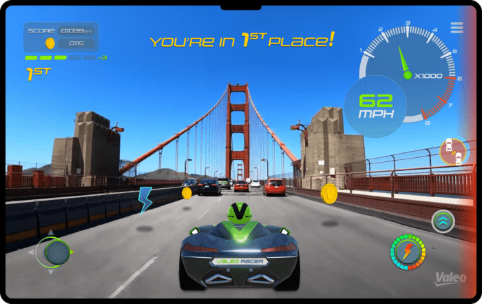 法雷奥与Unity合作推出Valeo Racer 提供扩展现实车内游戏体验