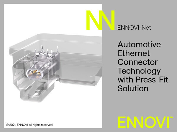 ENNOVI推出汽车10Gbps+以太网连接器解决方案