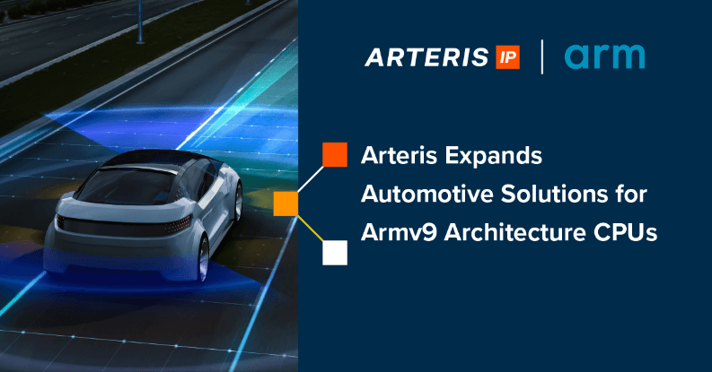 Arteris扩展Armv9架构CPU的汽车解决方案 实现自动驾驶等汽车应用