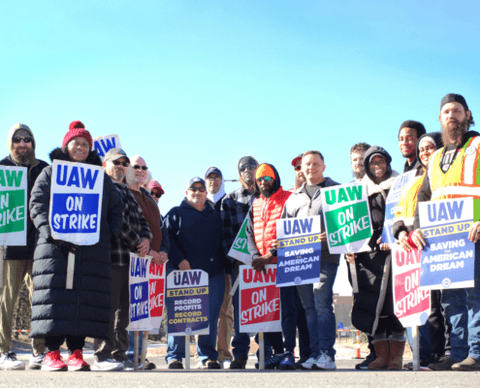 UAW：大众美国工厂工人申请工会选举