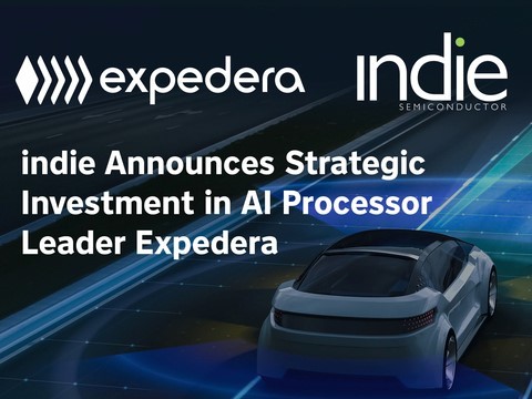 indie宣布对Expedera进行战略投资 为客户提供AI传感解决方案