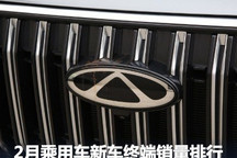 图观车市|2月乘用车新车终端销量排行榜