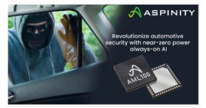 Aspinity推出AML100近零功耗监控解决方案 可用于提升汽车安全
