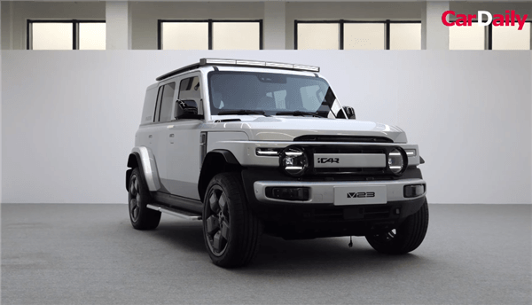 80后印象中的吉普車！全新奇瑞iCAR V23實車曝光：純粹方盒子