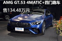 AMG GT 53 4MATIC+四门跑车售134.48万