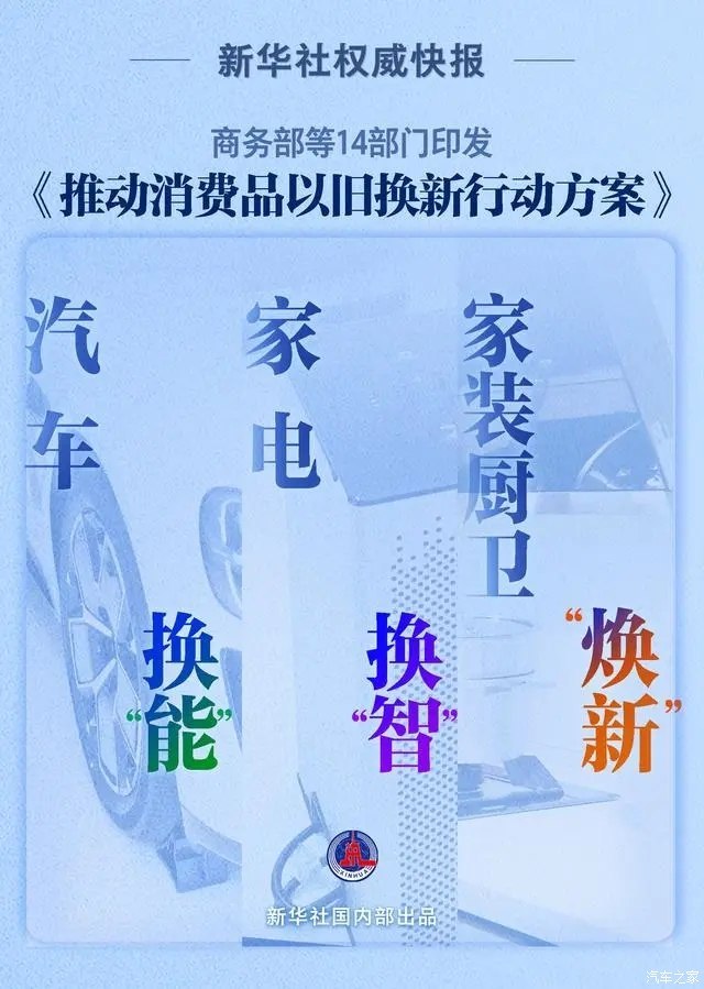 《推动消费品以旧换新行动方案》发布