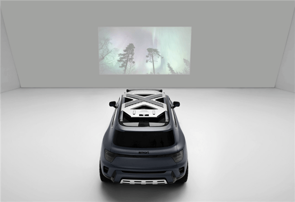 專(zhuān)為戶外而生！smart精靈5#概念車(chē)全球首秀：自帶投影儀+露營(yíng)套件