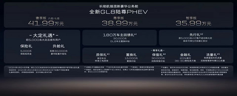 售价35.99万元 - 41.99万元 全新GL8陆尊PHEV重磅发布