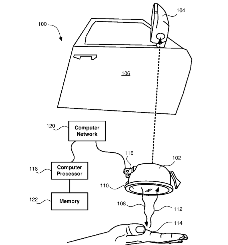 福特申请水坑灯设计专利 能够识别驾驶员静脉图案以便车辆进出