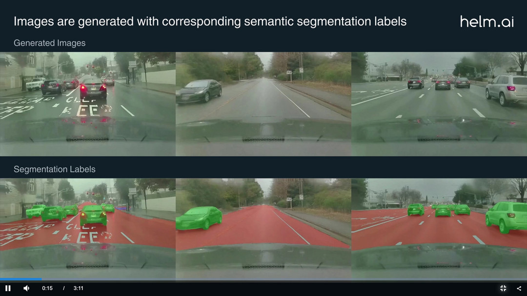 Helm.ai为自动驾驶提供高保真标记图像的生成式仿真