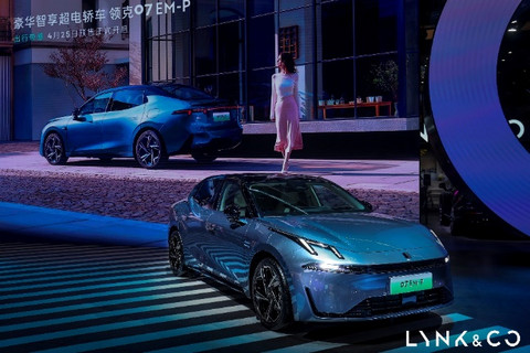 吉利汽车4月销量153,267辆,新能源同比劲增75%