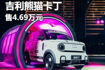4.69万/1款配置 吉利熊猫卡丁正式上市