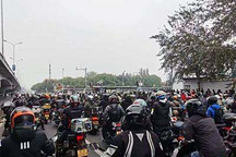 北京交管部门持续整治摩托车交通违法