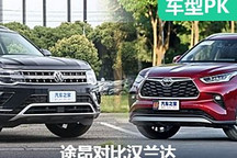 7座SUV的選擇 大眾途昂對比豐田漢蘭達(dá)