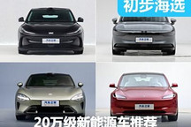 性?xún)r(jià)比卷王 20萬(wàn)元級(jí)新能源轎車(chē)推薦