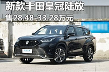 售28.48万起 新款丰田皇冠陆放上市