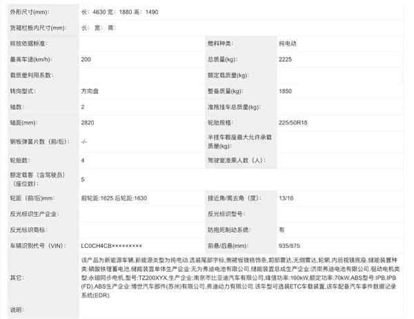 最高續航605km！比亞迪全新車型海豹x信息曝光
