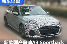 颜值升级 新款国产奥迪A3两厢版谍照