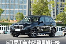 图观车市|5月乘用车市场销量排行榜