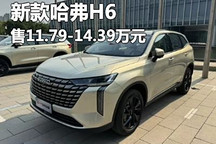 售11.79万元起 新款哈弗H6正式上市
