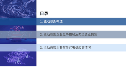 奠基智能底盘系统:主动悬架供应链全景透视