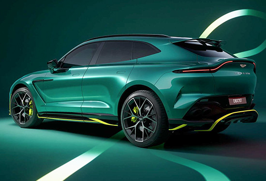 F1賽車配色 阿斯頓·馬丁DBX特別版官圖發(fā)布