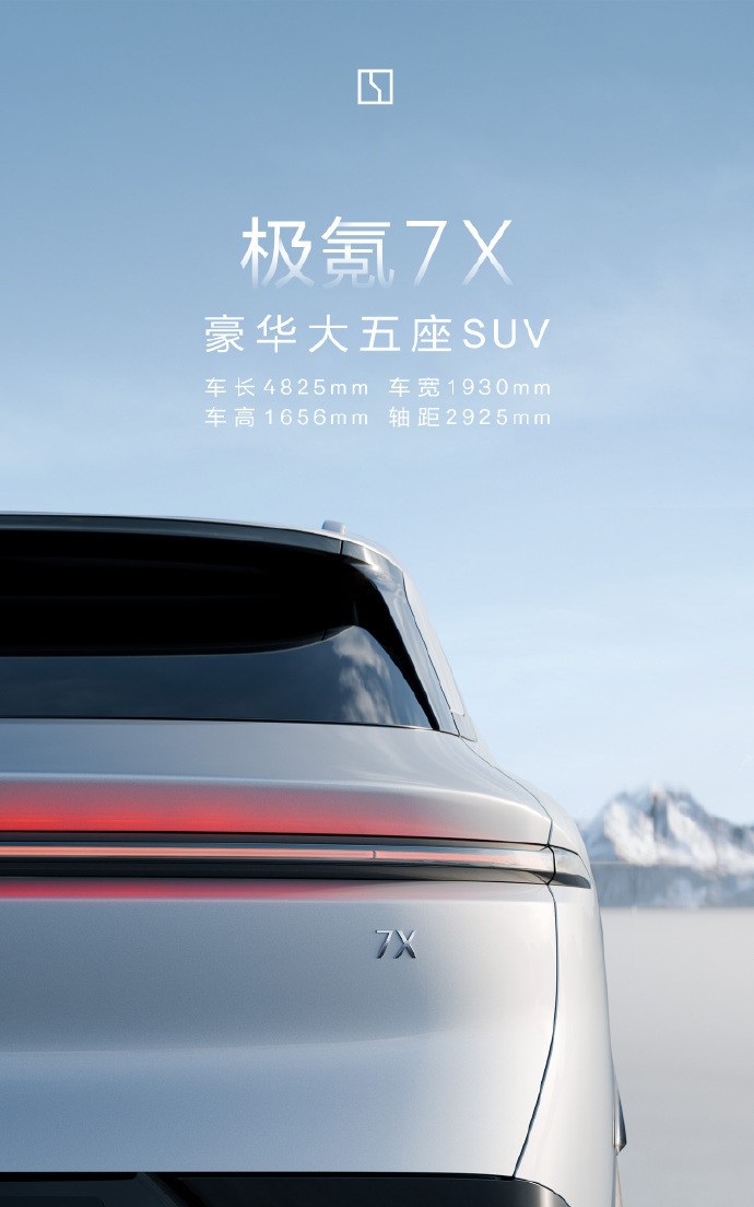 極氪首款家用SUV命名為“7X”