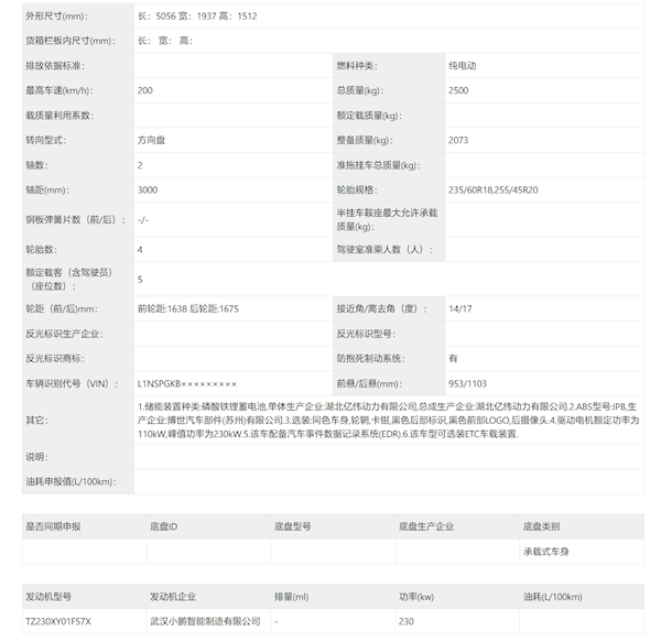 車長超5米！小鵬全新車型P7+完成申報：造型亮眼對標智界S7