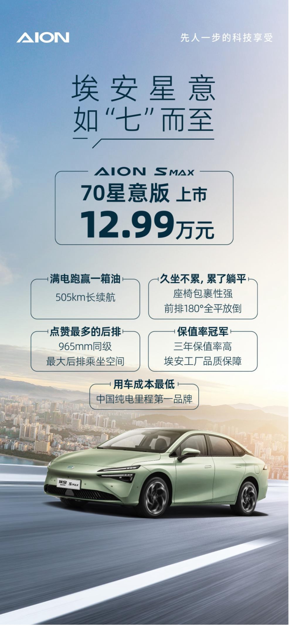 12萬級主打性價比 AION S MAX推出70星意版