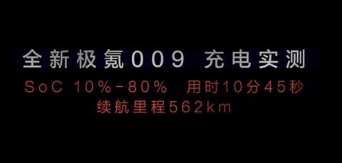 全新极氪009官宣：搭载全球充电速度最快的量产电池 实测10-80%不到11分钟