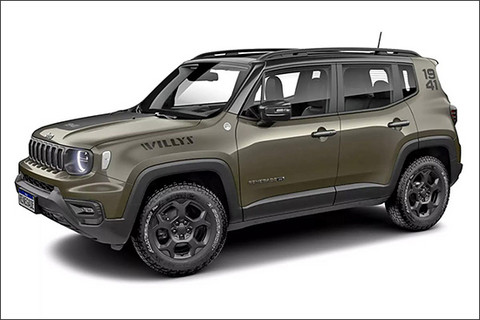 限量500辆 Jeep自由侠Willys特别版官图发布