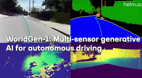 Helm.ai推出用于自动驾驶的多传感器生成式AI基础模型WorldGen-1