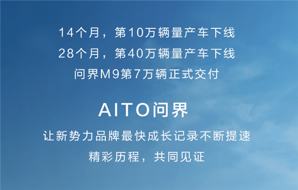 赛力斯抱上华为大腿彻底起飞！问界从第1辆到40万辆车下线 仅用28个月