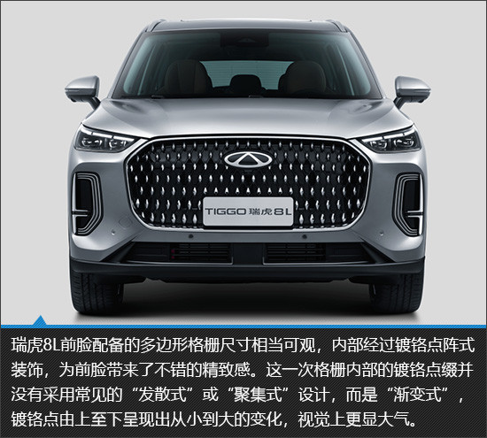 家族新成員 奇瑞瑞虎8L新車圖解