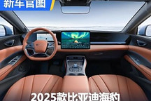 風格大變 2025款比亞迪海豹內飾官圖