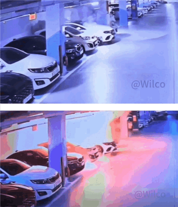 一奔馳EQE起火爆燃：200名消防員8個小時撲滅 140臺車受損