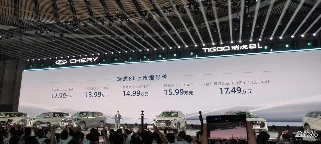 奇瑞瑞虎8 L，燃油車中的奶爸車