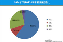 2024年7月TOP30轎車銷量投訴量對應點評