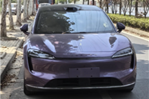 上量还得靠SUV！华为智界R7实车曝光：紫色车漆、宽体车身