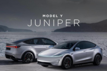 特斯拉新款Model Y曝光:贯穿式车灯+续航提升26%