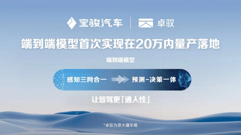 宝骏云海首发搭载灵眸智驾2.0 Max！「端到端模型」首次实现20万内量产落地！