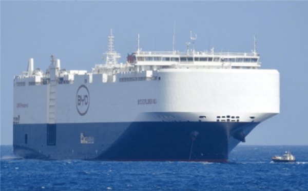 比亞迪運輸船開啟第二次歐洲之旅：將向英國、荷蘭、西班牙等國家交車
