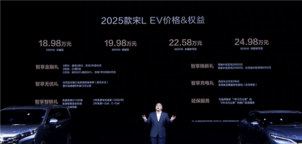 比亞迪最美純電轎跑SUV 新款宋L EV上市：18.98萬起