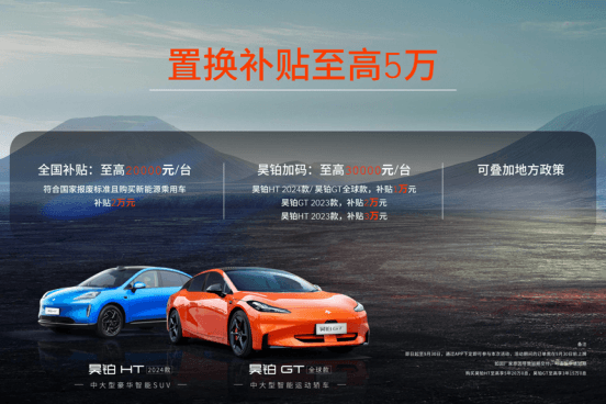 昊鉑HT2024款驚艷亮相成都車展 置換享至高補貼5萬