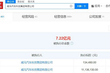 新增執行人信息，威馬被執行總金額超7億