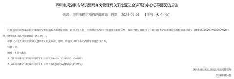 E周看点 | 比亚迪全球研发中心规划公布;高盛前高管出任哪吒CFO