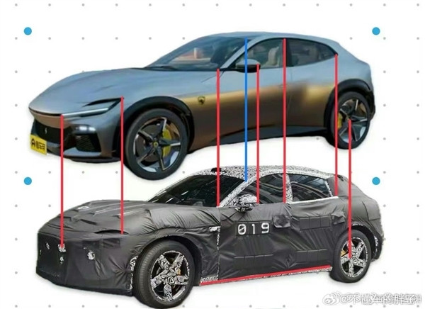小米首款SUV“法拉米”外觀內飾曝光！車頭超長姿態(tài)超低 越看越像法拉利